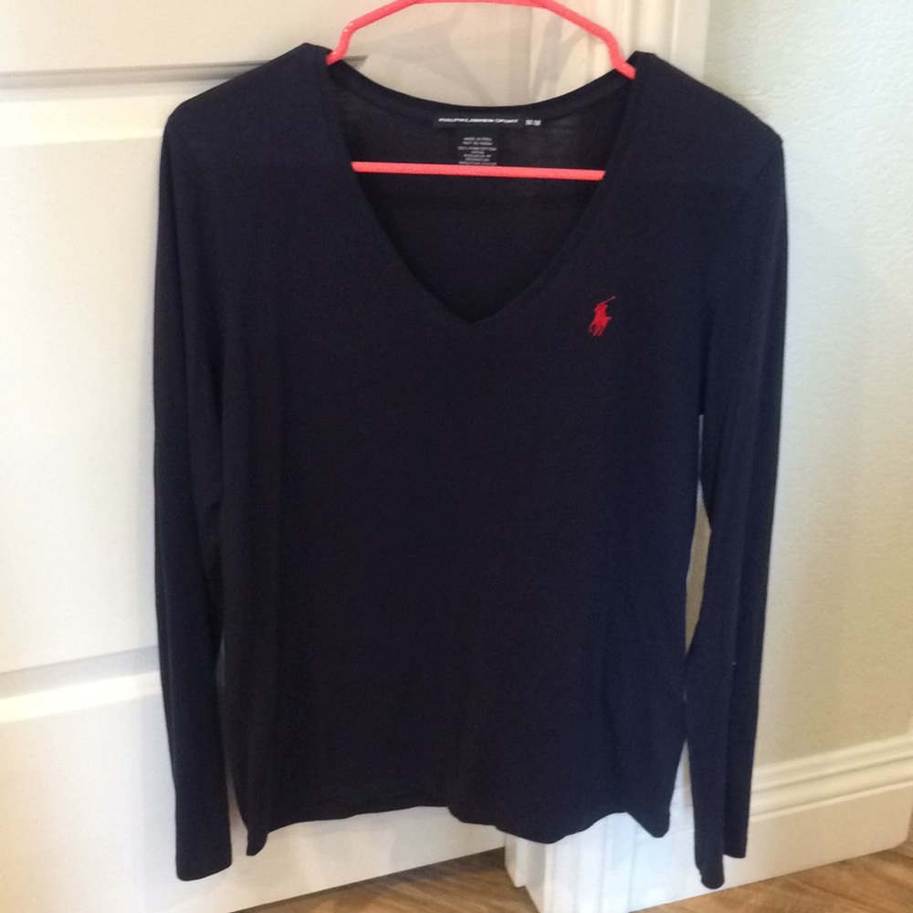 Ralph Laure - V neck long sleeves t-shirt - Medium
